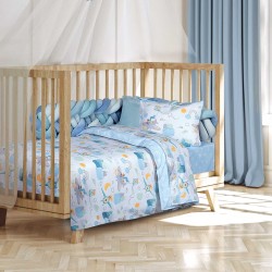 Σεντόνια Βρεφικά Κούνιας Σετ Essential Baby 8866 Cotton Polo Club (130x170) 3Τεμ