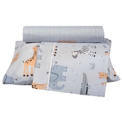Σεντόνια Βρεφικά Κούνιας Σετ Essential Baby 8867 Cotton Polo Club (130x170) 3Τεμ