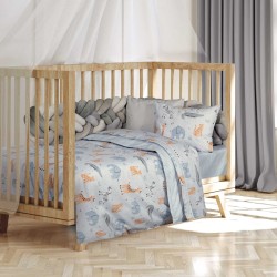 Σεντόνια Βρεφικά Κούνιας Σετ Essential Baby 8867 Cotton Polo Club (130x170) 3Τεμ
