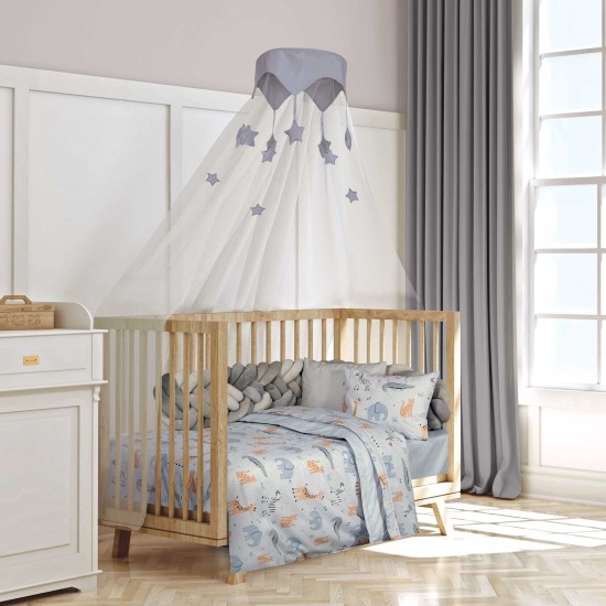 Σεντόνια Βρεφικά Κούνιας Σετ Essential Baby 8867 Cotton Polo Club (130x170) 3Τεμ