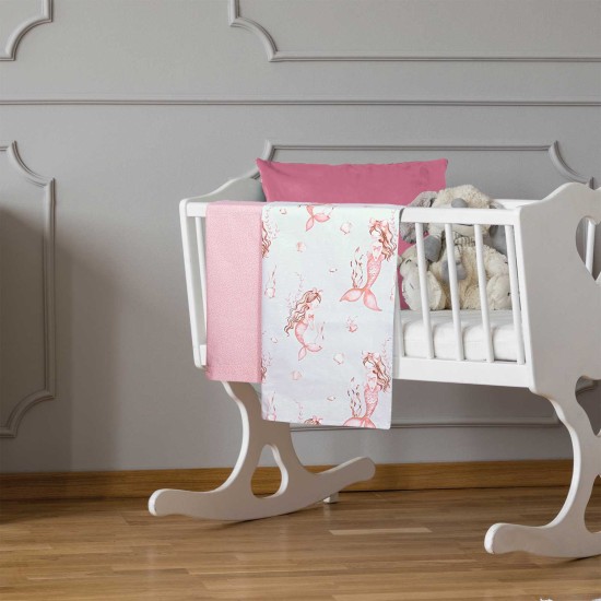 Σεντόνια Βρεφικά Λίκνου Σετ Essential Baby 8853 Cotton Polo Club (70x120) 2Τεμ