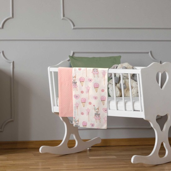 Σεντόνια Βρεφικά Λίκνου Σετ Essential Baby 8859 Cotton Polo Club (70x120) 2Τεμ