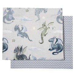 Σεντόνια Βρεφικά Λίκνου Σετ Essential Baby 8863 Cotton Polo Club (70x120) 2Τεμ