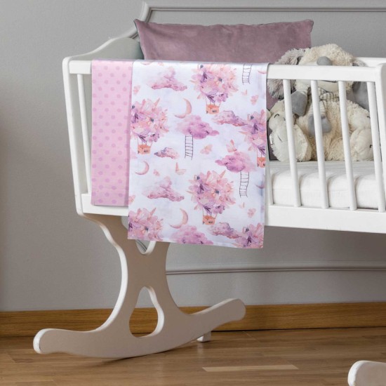 Σεντόνια Βρεφικά Λίκνου Σετ Essential Baby 8864 Cotton Polo Club (70x120) 2Τεμ