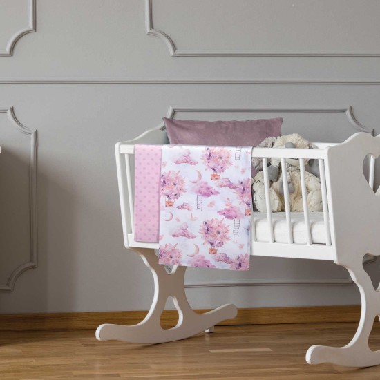 Σεντόνια Βρεφικά Λίκνου Σετ Essential Baby 8864 Cotton Polo Club (70x120) 2Τεμ