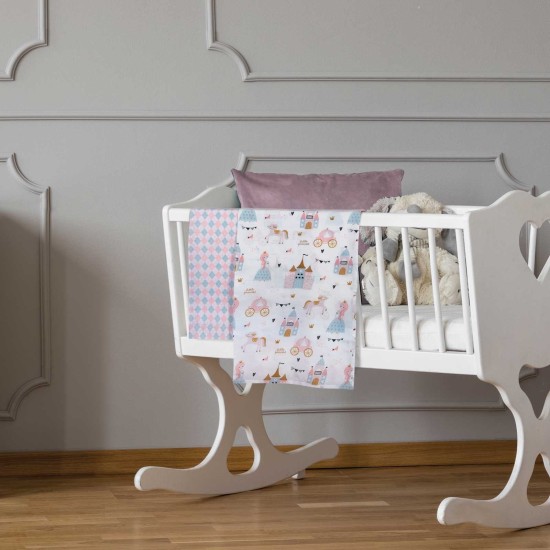 Σεντόνια Βρεφικά Λίκνου Σετ Essential Baby 8865 Cotton Polo Club (70x120) 2Τεμ