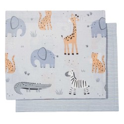 Σεντόνια Βρεφικά Λίκνου Σετ Essential Baby 8867 Cotton Polo Club (70x120) 2Τεμ