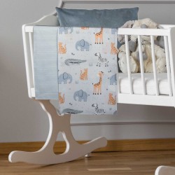 Σεντόνια Βρεφικά Λίκνου Σετ Essential Baby 8867 Cotton Polo Club (70x120) 2Τεμ