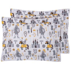 Μαξιλαροθήκες Παιδικές Σετ Essential Junior 8861 Micro Polo Club (50x70+5) 2Τεμ