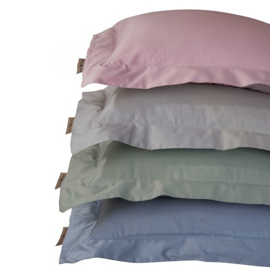 Μαξιλαροθήκες Σετ Cozy Bedroom Solid 2253 Cotton Satin Polo Club (50x70+7) 2Τεμ