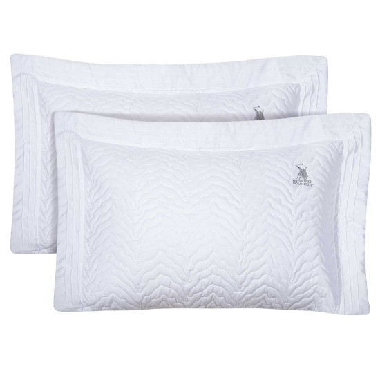 Μαξιλαροθήκες Σετ Classic 2351 Embroidery Microsatin Polo Club (50x70+8) 1Τεμ