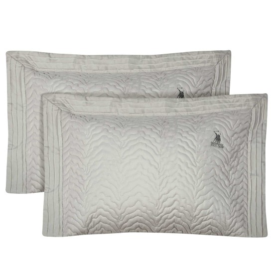 Μαξιλαροθήκες Σετ Classic 2353 Embroidery Microsatin Polo Club (50x70+8) 1Τεμ