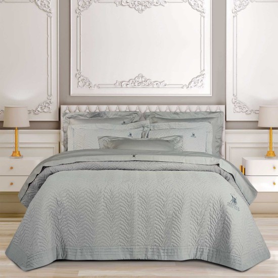 Μαξιλαροθήκες Σετ Classic 2353 Embroidery Microsatin Polo Club (50x70+8) 1Τεμ