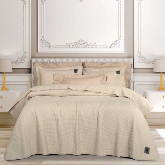Μαξιλαροθήκες Σετ Essential Bedcover 3495 Dots Microsatin Polo Club (50x70+5) 2Τεμ
