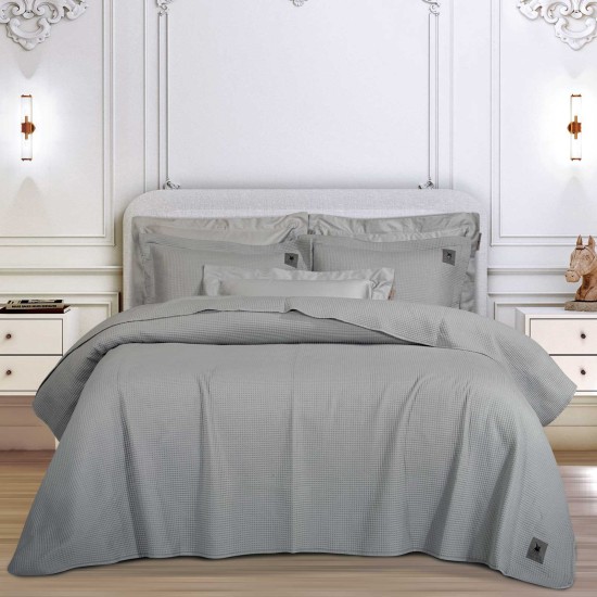 Μαξιλαροθήκες Σετ Essential Bedcover 3496 Dots Microsatin Polo Club (50x70+5) 2Τεμ