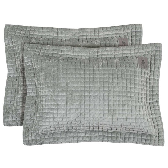 Μαξιλαροθήκες Σετ Classic 4430 Microvelvet Polo Club (50x70+7) 2Τεμ