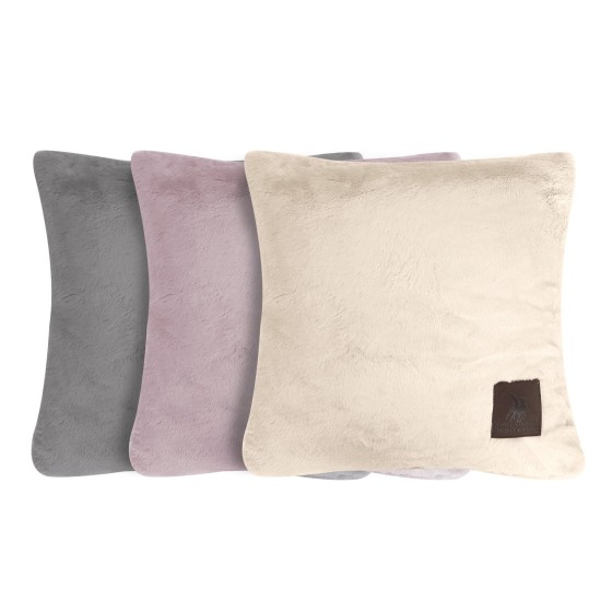 Διακοσμητικό Μαξιλάρι Essential Throws Premium 3969 Rabbit Faux Fur Velvet Polo Club (40x40) 1Τεμ