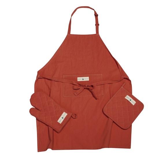 Σετ κουζίνας Σετ Essential Kitchen 2642 Solid Stonewashed Cotton Polo Club 3Τεμ