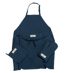 Σετ κουζίνας Essential Kitchen 2643 Solid Stonewashed Cotton Polo Club 3Τεμ