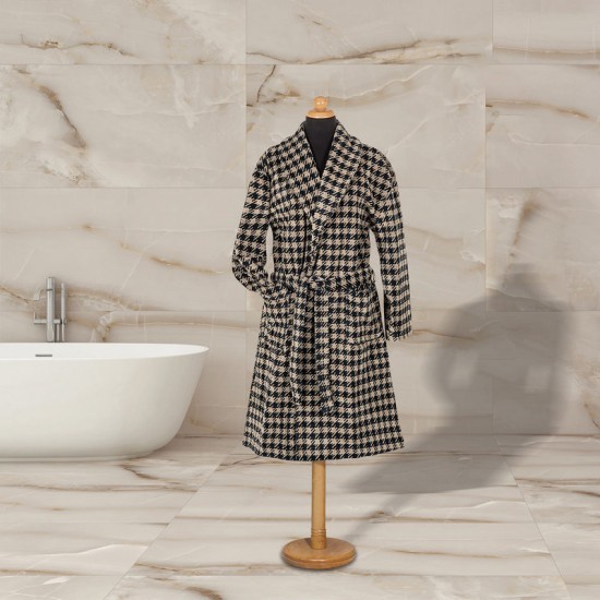 Μπουρνούζι Με Γιακά Essential 3096 Jacquard Cotton Polo Club 1Τεμ