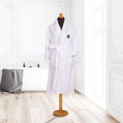 Μπουρνούζι Με Γιακά Cozy Bathrobe 3200 Zero Twist Cotton Polo Club 1Τεμ