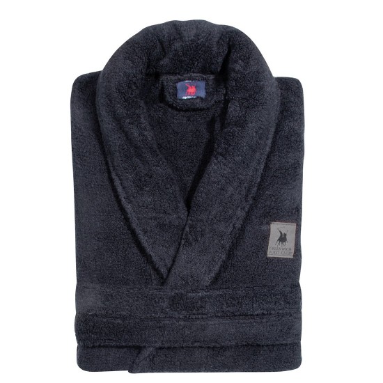 Μπουρνούζι Με Γιακά Cozy Bathrobe 3204 Zero Twist Cotton Polo Club 1Τεμ