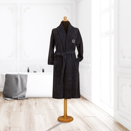Μπουρνούζι Με Γιακά Cozy Bathrobe 3204 Zero Twist Cotton Polo Club 1Τεμ