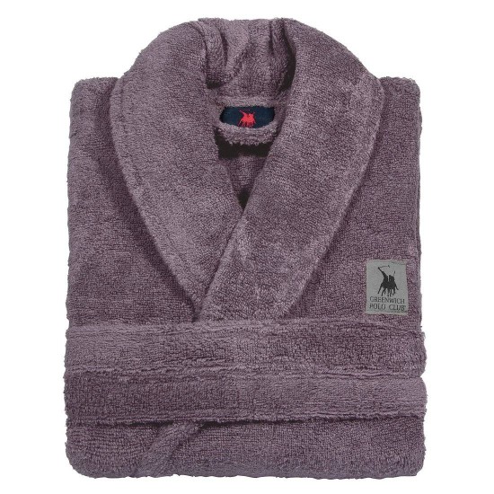 Μπουρνούζι Με Γιακά Cozy Bathrobe 3208 Zero Twist Cotton Polo Club 1Τεμ