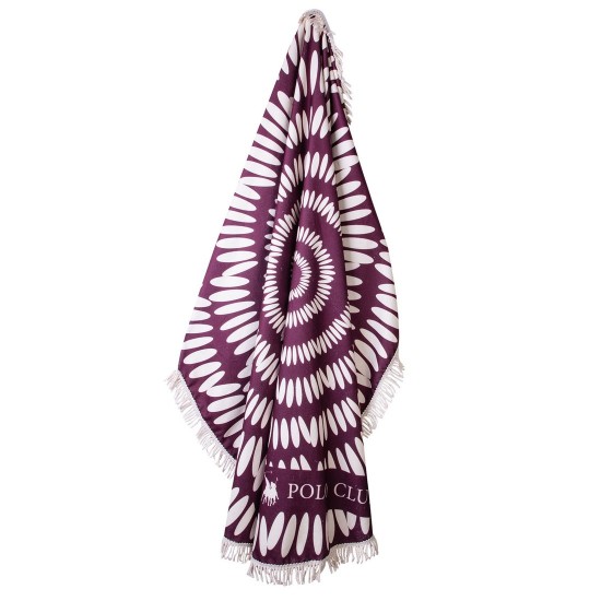 Πετσέτα Θαλάσσης Στρογγυλή Essential Beach Printed 3687 Micro Polo Club (150Φ) 1Τεμ