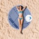 Πετσέτα Θαλάσσης Στρογγυλή Essential Beach Printed 3688 Micro Polo Club (150Φ) 1Τεμ