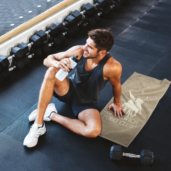 Πετσέτα Γυμναστηρίου Γυμναστηρίου Essential 3930 Jacquard Cotton Polo Club (45x90) 1Τεμ