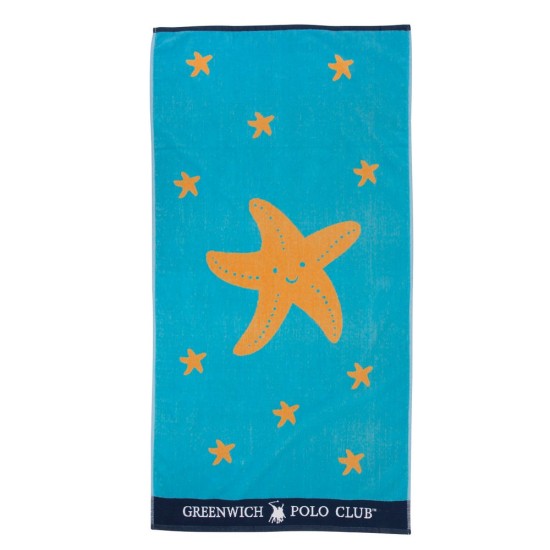Πετσέτα Θαλάσσης Παιδική Essential Junior 3893 Jacquard Cotton Polo Club (70x140) 1Τεμ