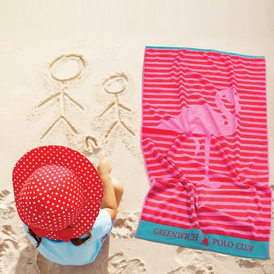 Πετσέτα Θαλάσσης Παιδική Essential Junior 4073 Jacquard Cotton Polo Club (70x140) 1Τεμ