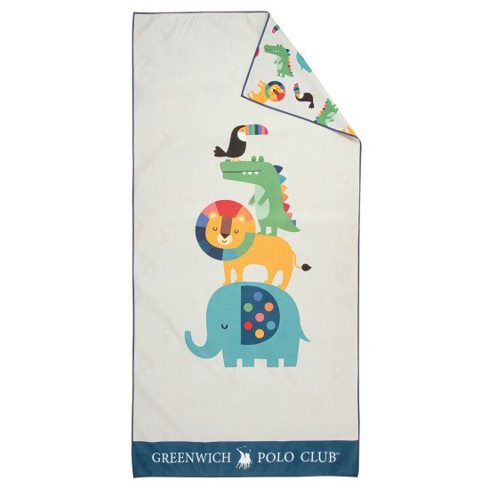 Πετσέτα Θαλάσσης Παιδική Essential Micro 4079 Junior Prints Polo Club (70x140) 1Τεμ