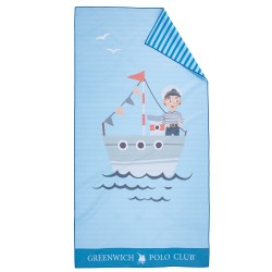 Πετσέτα Θαλάσσης Παιδική Essential Junior 4178 Micro Polo Club (70x140) 1Τεμ