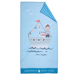 Πετσέτα Θαλάσσης Παιδική Essential Junior 4178 Micro Polo Club (70x140) 1Τεμ