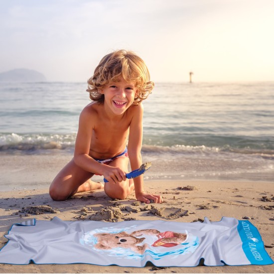 Πετσέτα Θαλάσσης Παιδική Essential Junior 4179 Micro Polo Club (70x140) 1Τεμ