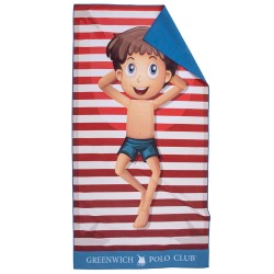 Πετσέτα Θαλάσσης Παιδική Essential Junior 4181 Micro Polo Club (70x140) 1Τεμ