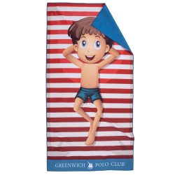 Πετσέτα Θαλάσσης Παιδική Essential Junior 4181 Micro Polo Club (70x140) 1Τεμ