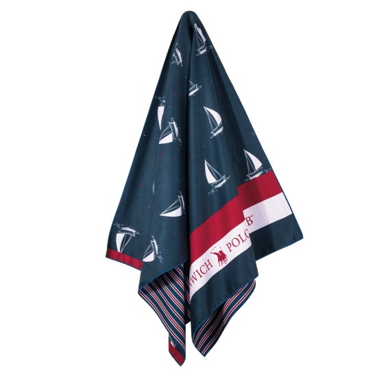 Πετσέτα Θαλάσσης Essential 4026 Prints Micro Polo Club (80x170) 1Τεμ