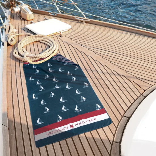 Πετσέτα Θαλάσσης Essential 4026 Prints Micro Polo Club (80x170) 1Τεμ