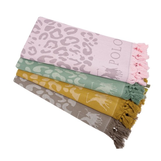 Πετσέτα Παρεό Essential Beach 3793 Jacquard Cotton Polo Club (90x170) 1Τεμ