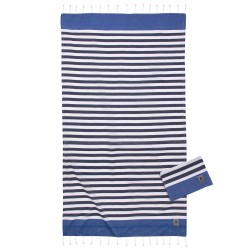 Πετσέτα Παρεό & Νεσεσέρ Σετ Essential Beach 3828 Jacquard Cotton Polo Club 2Τεμ