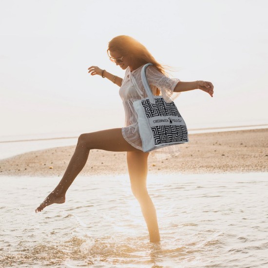 Τσάντα Θαλάσσης Essential Beach 3732 Jacquard Cotton Polo Club (42x45) 1Τεμ