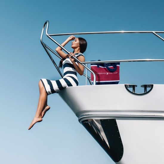 Τσάντα Παραλίας Essential 3865 Jacquard Cotton Polo Club (55x40) 1Τεμ