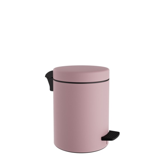 Καλάθι Απορριμμάτων 3 Lit 03-601-303 Matt Pink Soft Close Pam Co (Ø18 x H25 cm) 1Τεμ