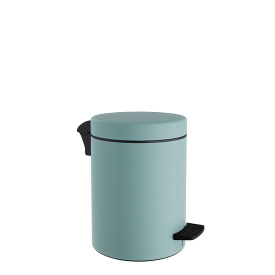 Καλάθι Απορριμμάτων 3 Lit 03-601-913 Matt Turquoise Soft Close Pam Co (Ø18 x H25 cm) 1Τεμ