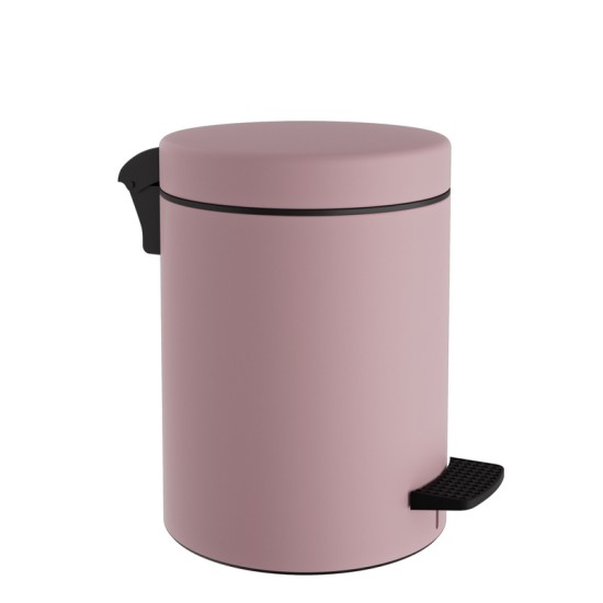 Καλάθι Απορριμμάτων 8 Lit 08-500-303 Matt Pink Soft Close Pam Co (Ø23 x H32 cm) 1Τεμ
