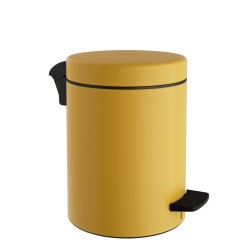 Καλάθι Απορριμμάτων 8 Lit 08-500-603 Matt Yellow Soft Close Pam Co (Ø23 x H32 cm) 1Τεμ