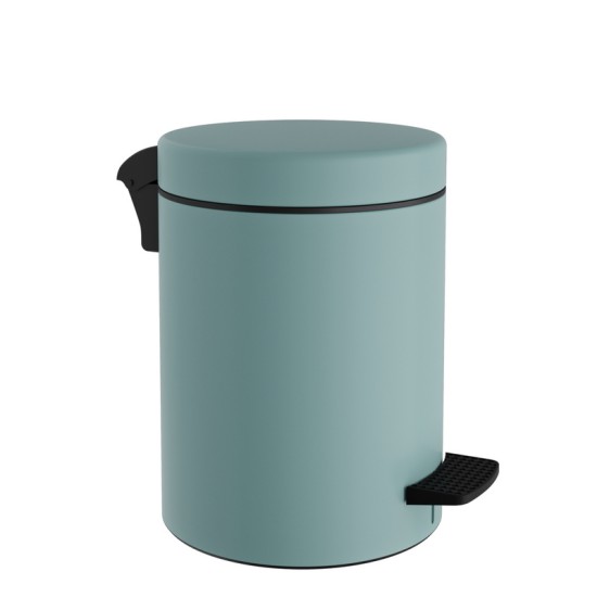 Καλάθι Απορριμμάτων 8 Lit 08-500-913 Matt Turquoise Soft Close Pam Co (Ø23 x H32 cm) 1Τεμ